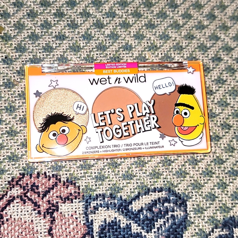 Wet N Wild X Sesame Street complexion trio limited edition "best buddies"